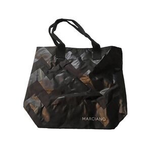 Guess By Marciano Black Chevron Tote Purse‎ Carryall